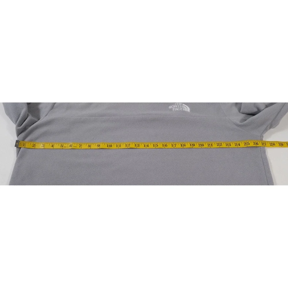 The North Face Pullover Mens XXL‎ Grey TKA 100 1/4 Zip Fleece Mock Neck Outdoor
